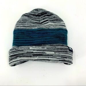 Black / Green Beanie
